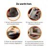 Rode - Velvet - Taart - Eten Inductie beschermer vinyl 3mm klein -zzzzzzz-td-werking