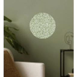 Botanisch - Takken - Groen Wandcirkel behangsticker klein 186 -sfeer2