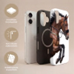 Paard - Springen - Modern Toughcase MagSafe Apple iPhone 17 klein -USP_Lagen_DE