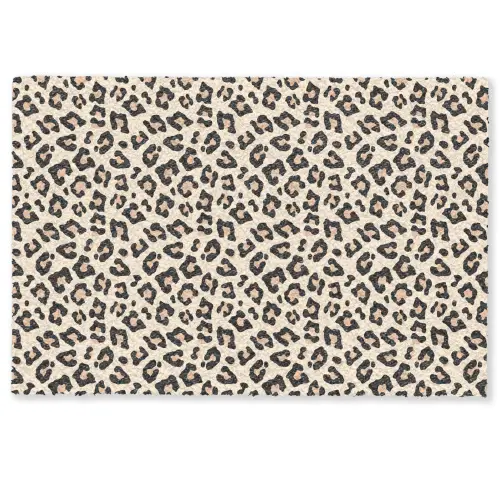 Panterprint - Patroon - Bruin Deurmat klein 898 -zkaufland3d
