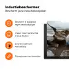 Schelp - Strand - Blauw - Zee Inductie beschermer vinyl 3mm klein -zzzzzzz-td-ups