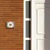 Beige luipaardprint - Traditioneel Naambord Rechthoek middel -sfeer3-rechthoek-S
