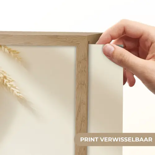Granen - Hout - Kom - Beige Light Box met batterij (Wandlamp) middel -USP_websiteprintNL