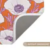 Bloemen - Grafisch - Oranje WCmat klein 1009 -USP_AntislipNL