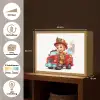 Brandweerwagen - Jongens - Kind - Rood Light Box met batterij (Wandlamp kind) middel -USP_websiteoverzichtNL
