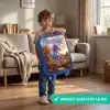 Galopperende Eenhoorn in Herfstwereld Kinderkoffer - Blauw klein -sfeer2_NL