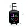 Knoppen van een gameconsole Kinderkoffer - Zwart klein -productfoto_formaten