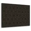Goud - Zwart - Diamant Textielframe zwart klein 947 -3d