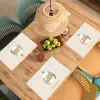 Quote - Winter - Kerst - Beige - Kerstbal Placemat vinyl groot -zzsfeer5_Kitchenyeah-website