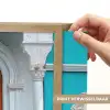 Zuilen - Sierlijke - Deur - Blauw Light Box met batterij (Wandlamp) middel -USP_websiteprintNL