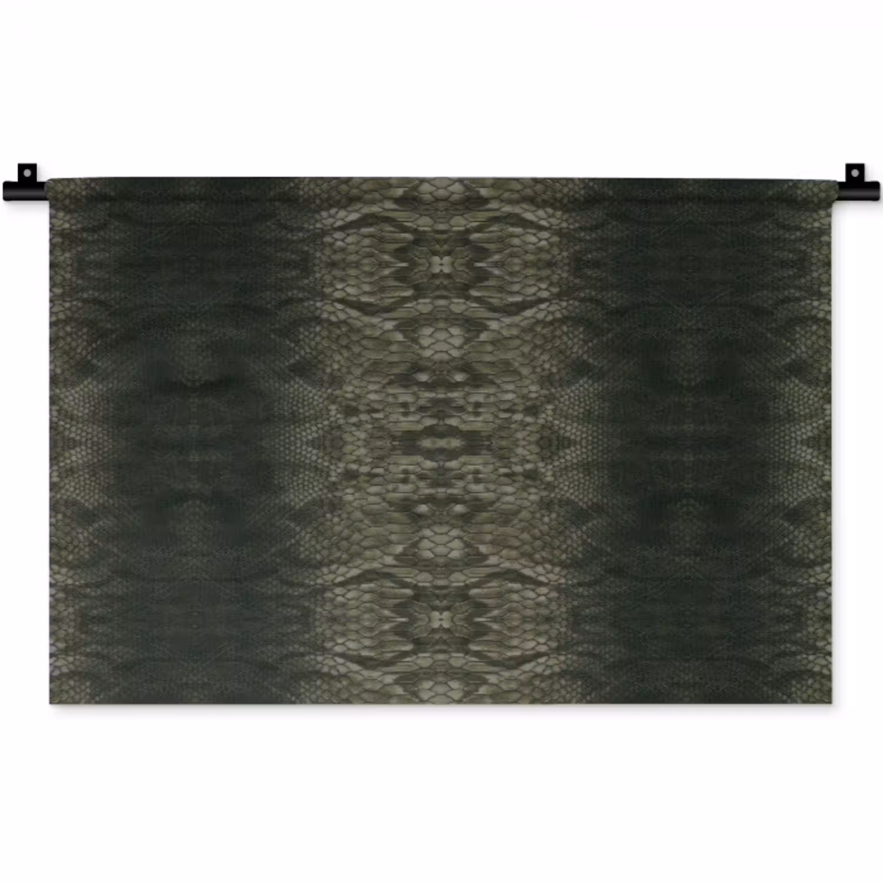 Slang - Boa - Mos - Groen Wandkleed katoen klein 269 -zz3d