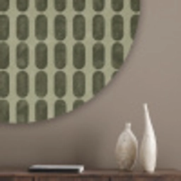Ritmisch - Effect - Groen Akoestische PET Vilt - Rond klein 838 -sfeer5_closeup