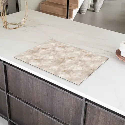 Marmer - Patroon - Klassiek Inductie beschermer vinyl 3mm klein 276 -sfeer8