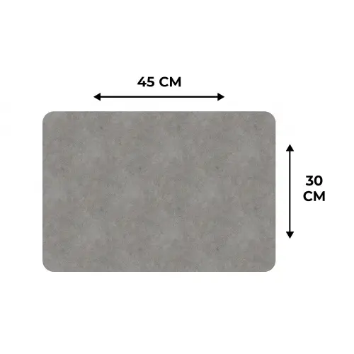 Industrieel - Patroon - Beton Placemat vinyl groot 368 -specs