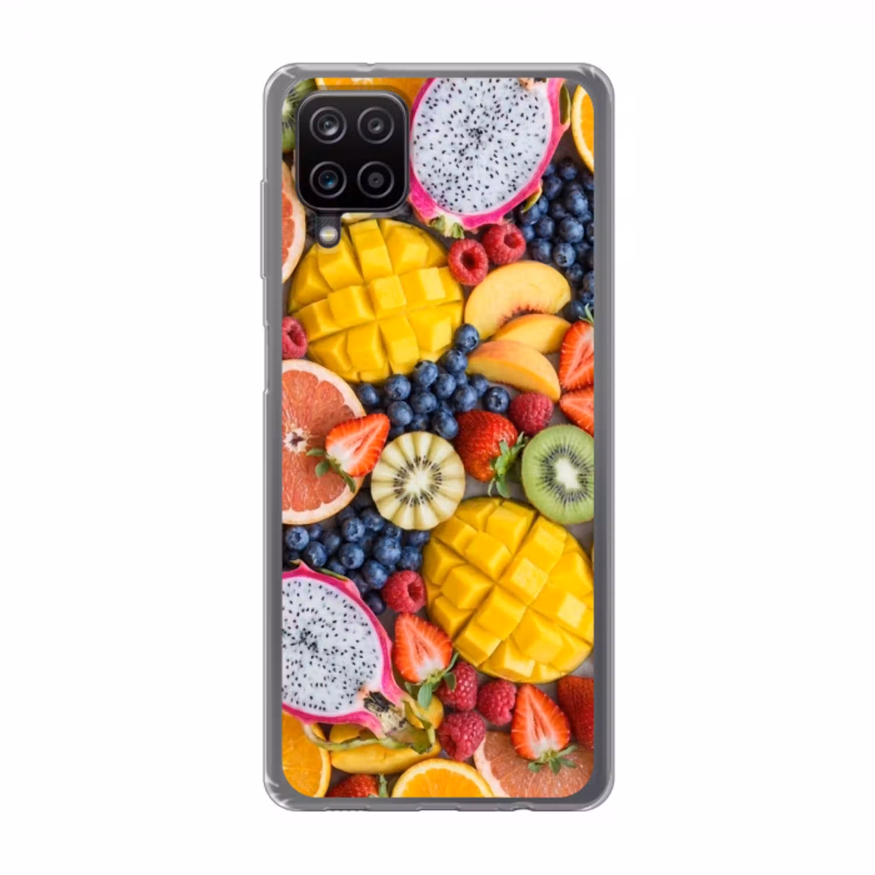 Fruit - Versneden - Kleurrijk - Eten - Gezond Telefoonhoesje Samsung Galaxy A12 klein -3d