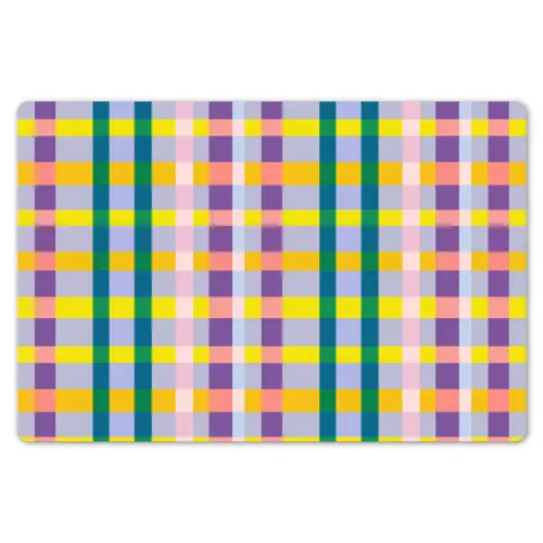 Ruit - Patroon - Kleurrijk Placemat vinyl groot 368 -zzsfeer1_Kitchenyeah-website