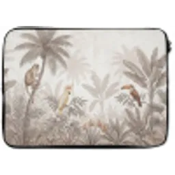 Jungle - Dieren - Palmbomen laptophoes neopreen klein -zkaufland3dotto