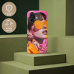 Zonnebril - Oranje - Vrouw - Planten Toughcase MagSafe Apple iPhone 17 klein -USP_PrintM_DE