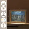 Van Gogh - Brug - Oude meesters Light Box met kabel (Tafellamp) klein -USP_NL