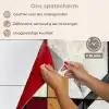 Modern - Abstract - Geometrisch - Rood - Industrieel keuken achterwand spatscherm klein -spatscherm_NL