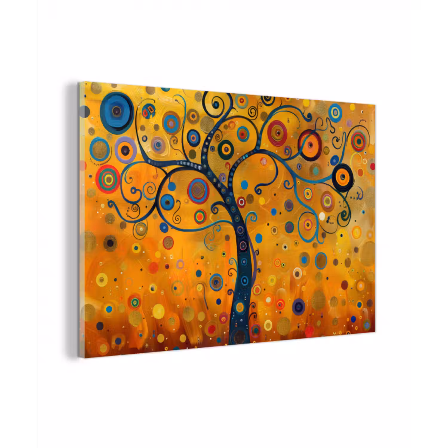 Glasbild - Abstrakt - Baum - Baum des Lebens - Modern