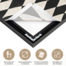Klassiek - Patroon - Zwart Textielframe zwart klein 947 -USP_feed_closeupNL