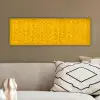 Vloeiend - Olie - Verf  - Geel canvas 2cm klein 828 -sfeer3