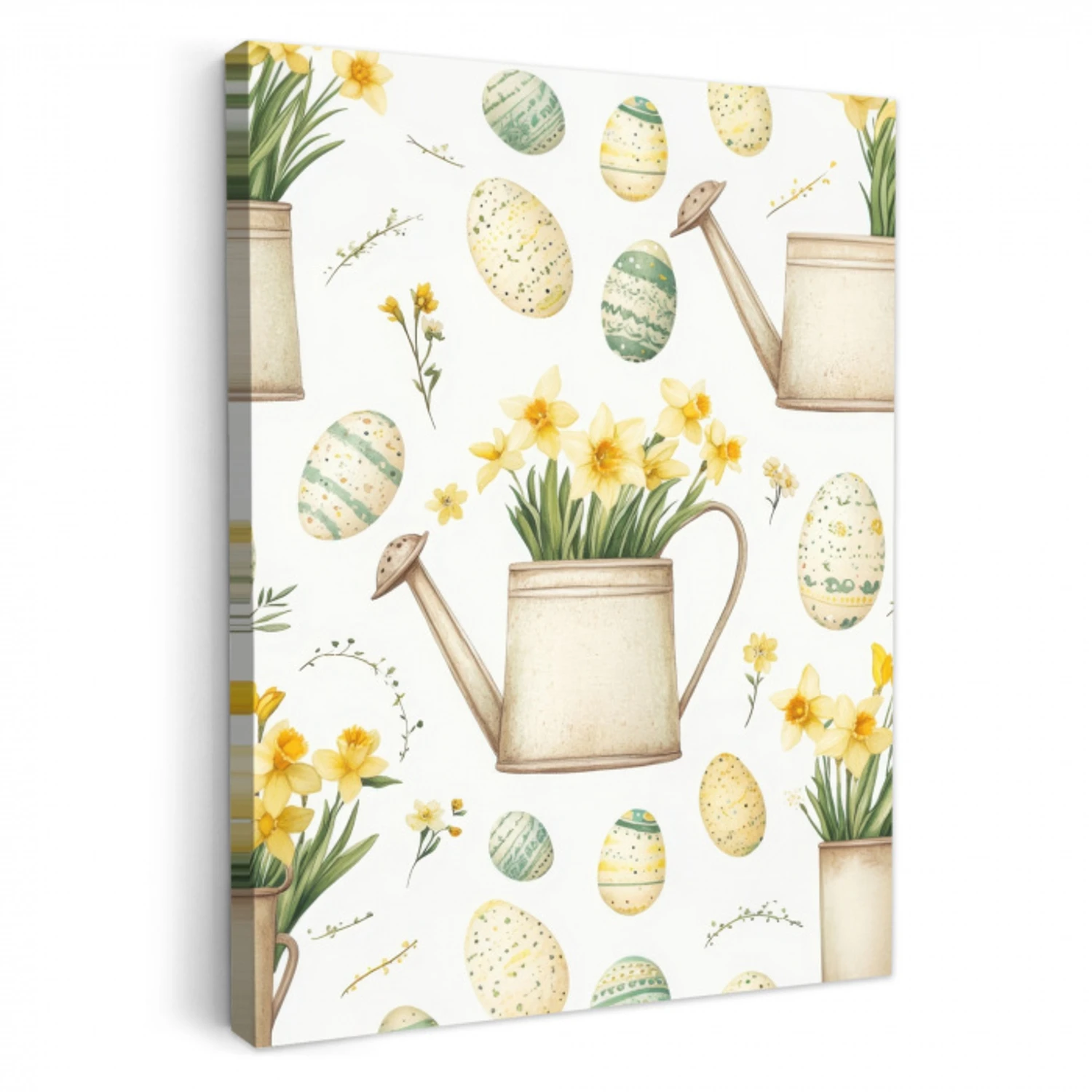 Gieter - Bloemen - Eieren KitchenYeah - Keuken - Canvas middel -3d