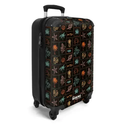 Donkere zomerse vibes print NBS - Handbagage koffer - Volwassenen Unisex middel -productfoto_3d