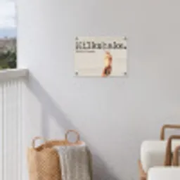 Milkshake - Kers - Rietje tuinposter los doek klein -sfeer8