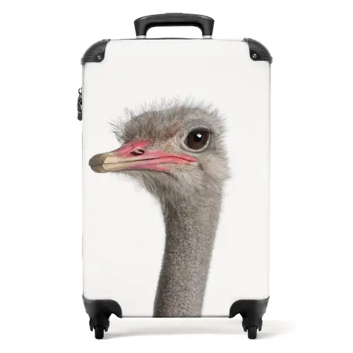 Siebrina Struisvogel Koffer - NBS - Handbagage middel -productfoto_recht