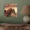 Schotse hooglander - Zon - Horizon - Koe - Dieren plexiglas 5mm klein -sfeer3