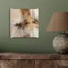 Modern - Bruin - Abstract - Beige plexiglas 5mm klein -sfeer3