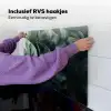 Groen - Bladeren - Glad - Nerven Inductie beschemer met haakjes middel -ky-ophangen-nl