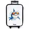 Coole haai met zonnebril in het water Kinderkoffer - Zwart klein -zzz_website3d