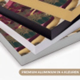 Magisch - Palmbomen - Goud Textielframe zwart klein 947 -USP_kleurenNL