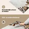 Winter - Kerst - Specerijen - Wit Inductie beschemer met haakjes klein -ky-schoon-nl