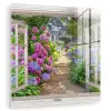 Hortensia - Doorkijk - Bloemen - Zomer - Paars - Pad plexiglas 5mm klein -zzzproduct_nieuw