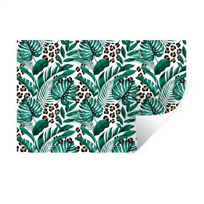 Bladeren - Tropisch - Jungle Muursticker klein -3d