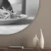 Chihuahua - Hond - Zonnebril - Humoristisch - Zwart - Wit - Spaghetti Akoestische PET Vilt - Rond klein -sfeer5_closeup