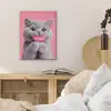 Kat - Valentijn - Roze - Liefde PET vilt klein -sfeer3