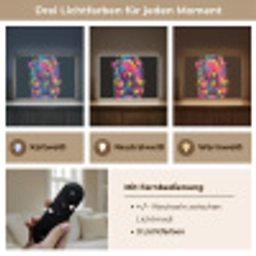 Beer - Verf - Kleurrijk - Knuffeldier Light Box met batterij (Wandlamp kind) middel -USP_lichtkleurDE