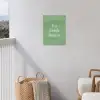 Eten - Drinken - Tekst - Mintgroen tuinposter los doek klein -sfeer8