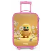 Monster - Wezen - Bloem - Geel Kinderkoffer - Roze klein -zz3dotto