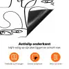 Gezichten - Abstract - Contourlijnen Inductie beschermer vinyl 3mm klein 276 -zzzzzzz-td-onderkant
