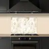 Goudspatten - Wit - Marmer keuken achterwand spatscherm klein 900 -sfeer1