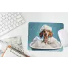 Teckel - Bad - Schuim - Waterdruppels muismat rubber klein -witbureau