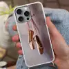 Balletschoenen - Satijn - Aardetinten Hoesje iPhone 16 Pro Max met koord klein -sfeer3