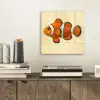 Vis - Oranje - Strepen plexiglas 5mm klein -sfeer1