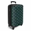 Patronen - Plus patroon op grijsblauw NBS - Handbagage koffer - Kinderen Unisex middel -productfoto_3d